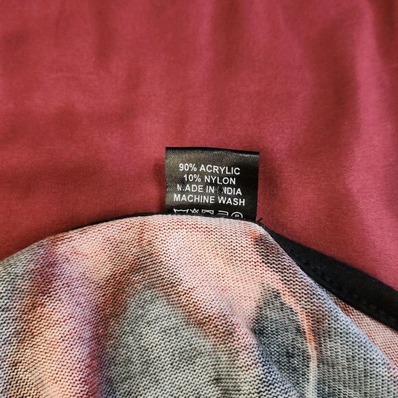 Highness Women 1X Asymmetrical Tunic Dress Art Wear Patchwork Lagenlook - Picture 10 of 11